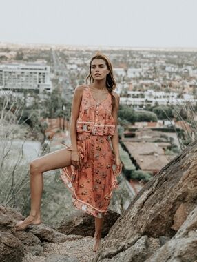 Spell Posy Skirt Set SZ M NWT